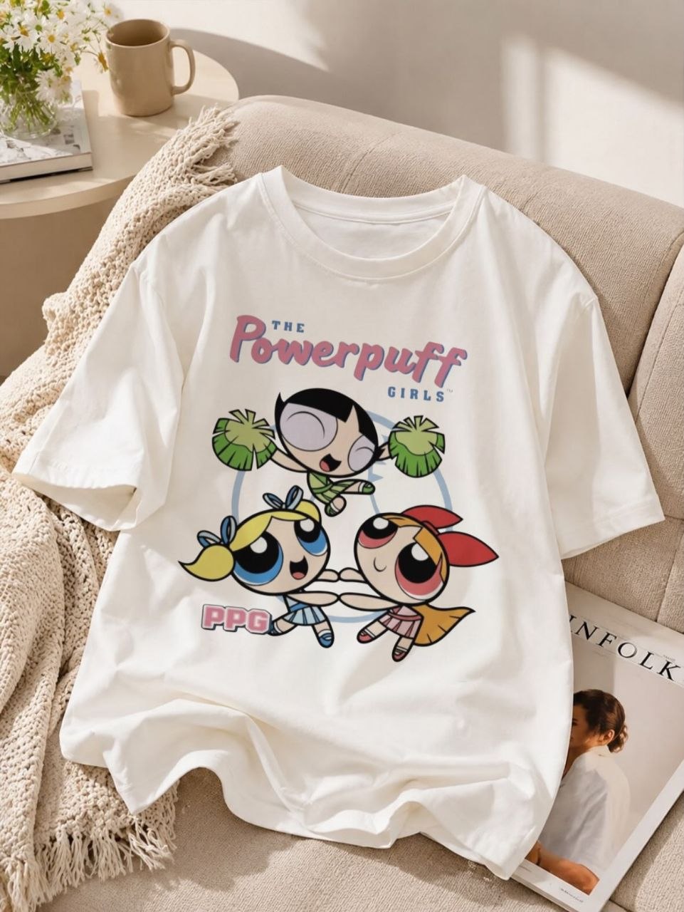Women's short-sleeve T-shirt, premium fabric, custom print on demand — 8