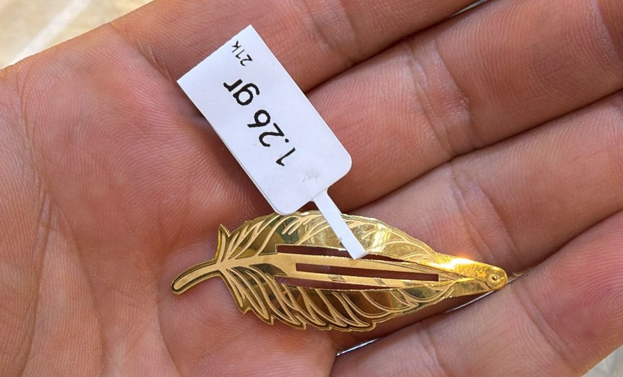 21 Ayar Altın Saç Tokası — 3
