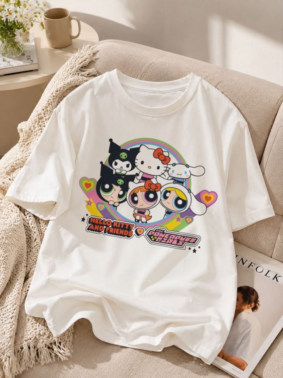 Women's short-sleeve T-shirt, premium fabric, custom print on demand — 2